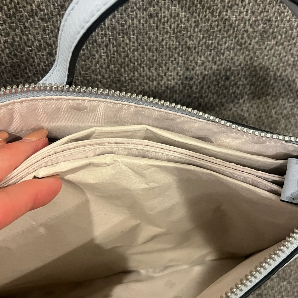 Kate Spade Powder Blue Handbag with adjustable shoulder or crossbody strap - Picture 7 of 9